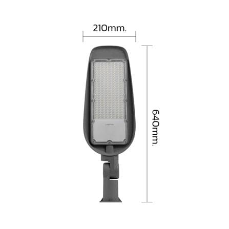 ไฟถนน LED LAMPTAN STREET TANK 150 วัตต์ DAYLIGHT สีเทา_7