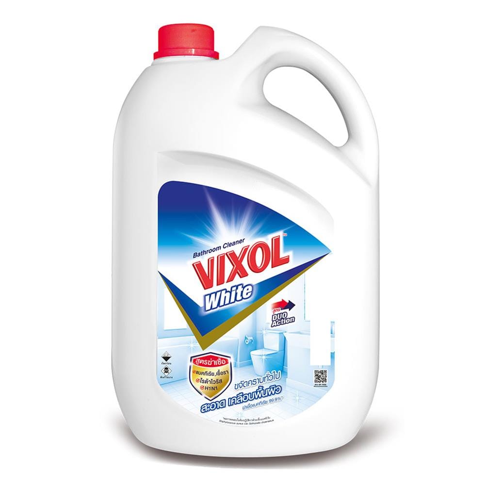 น้ำยาทำความสะอาดห้องน้ำ VIXOL 3,500ml ขาว