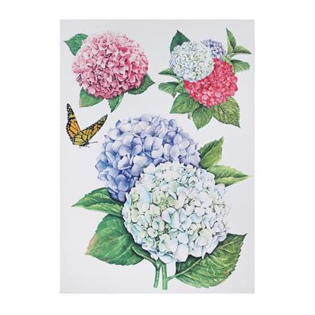 สติ๊กเกอร์ลอกน้ำ DIY HOME LIVING STYLE HYDRANGEA 34X47 ซม._0