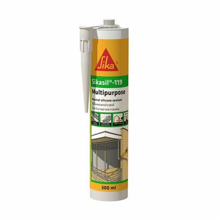 ซิลิโคนยาแนวอเนกประสงค์ SIKA SIKASIL-119 300 มล. สีใส_0