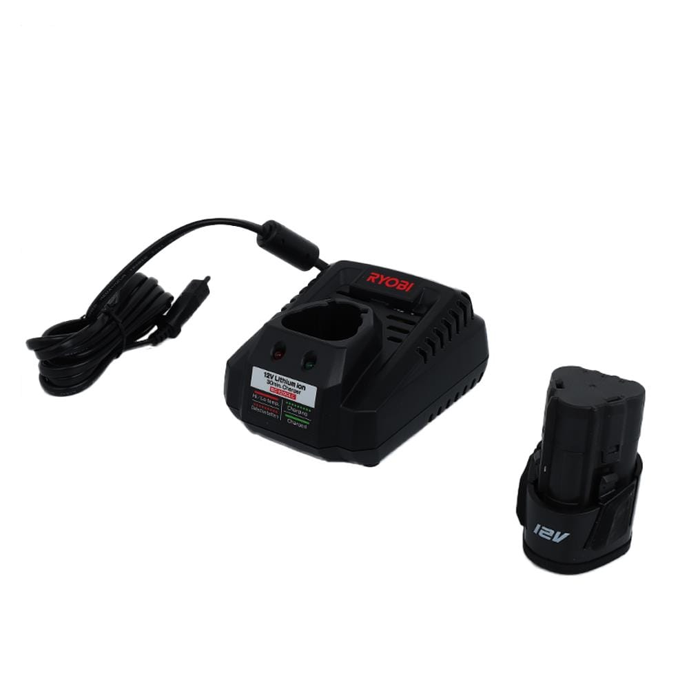 สว่านไร้สาย (พร้อมแบตเตอรี่) RYOBI BD-120C2B 12 โวลต์
