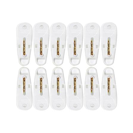 CLOTH CLIP JUMBO PLIM WHITE PACK12