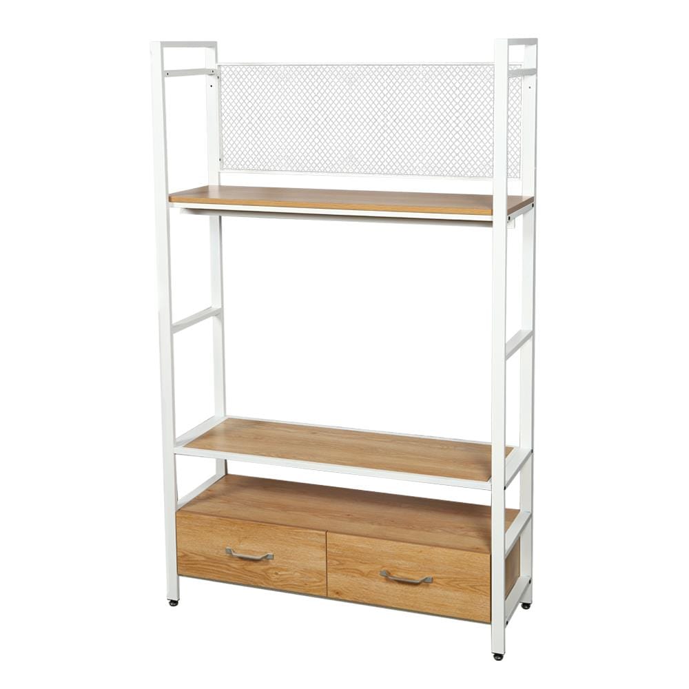 ตู้วางทีวี FURDINI PLANK 120 ซม. สีน้ำตาล/ขาว
