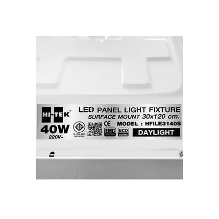 โคมติดลอย LED HI-TEK HFILE3140S 40 วัตต์ 30X120 ซม. DAYLIGHT_5