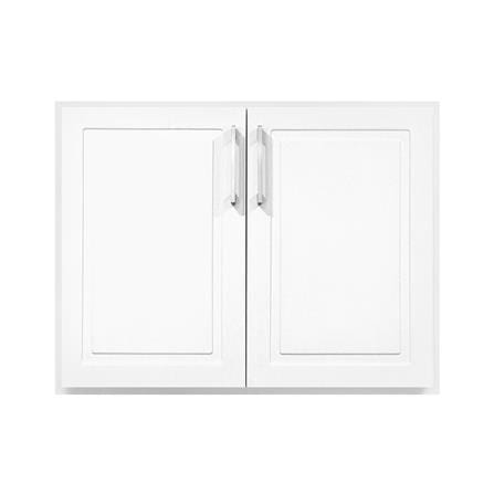 บานซิงค์คู่ UPVC CABIN FURANO 84.5x64.5 ซม. สีขาว