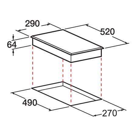 เตาฝังอินดักชั่น ARISTON NIV320B 30 ซม._4