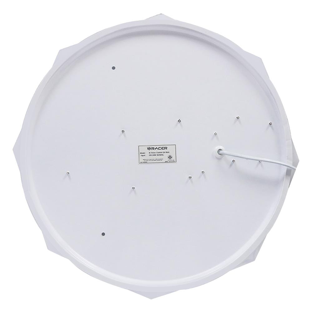 ไฟเพดาน LED RACER AI LAMP KELLI SAPPHIRE 15 วัตต์ 24 วัตต์ DAYLIGHT/COOL WHITE/WARM WHITE สีขาว