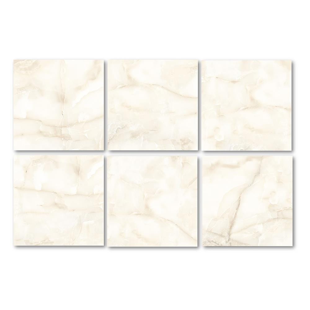 กระเบื้องพื้น 60x60 ซม. เกรซ ไวท์ 1.44M2