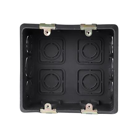 บ็อกซ์ฝัง ELECKTA 4x4 นิ้ว สีดำ
