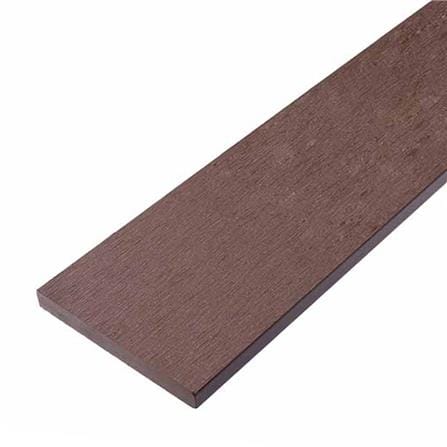 ไม้รั้ว หัวตัด INOVAR 10x100x1.2 ซม. สีน้ำตาลช็อคโกแลต_0