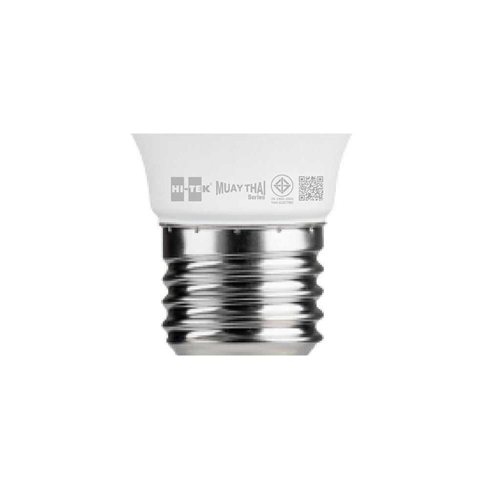 หลอด LED HI-TEK มวยไทย 3 วัตต์ WARMWHITE E27