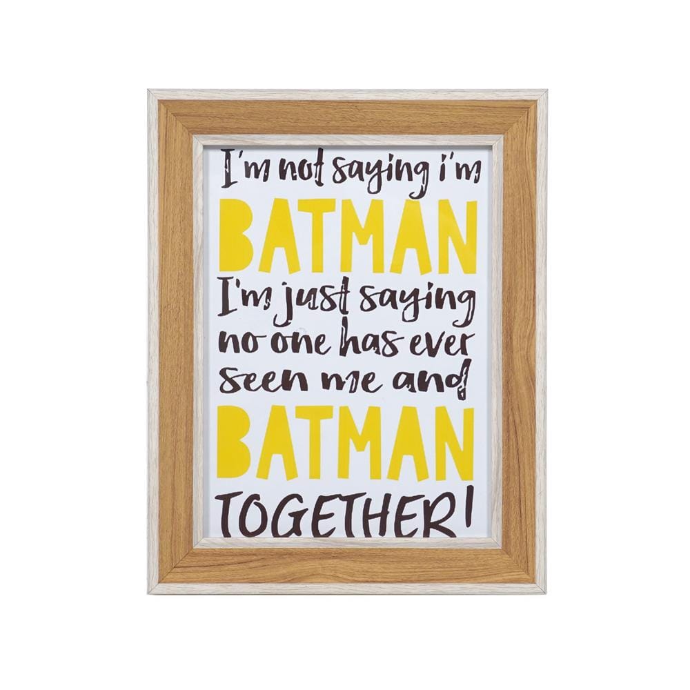 กรอบรูป HOME LIVING STYLE BATMAN 6x8 นิ้ว สีน้ำตาล_0