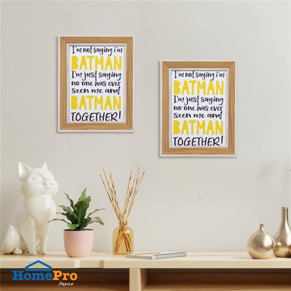 กรอบรูป HOME LIVING STYLE BATMAN 6x8 นิ้ว สีน้ำตาล