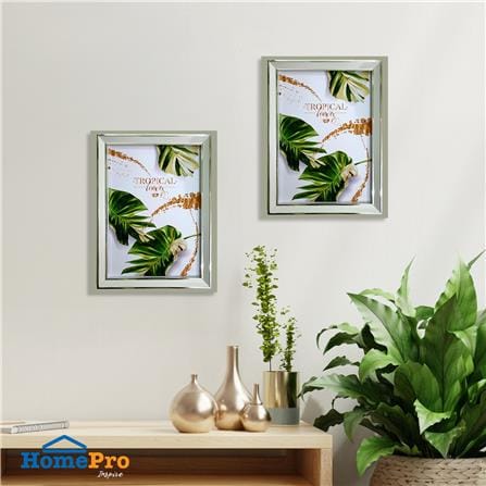 กรอบรูปไม้ HOME LIVING STYLE TROPICAL LEAVES 6x8 นิ้ว สีขาว_4