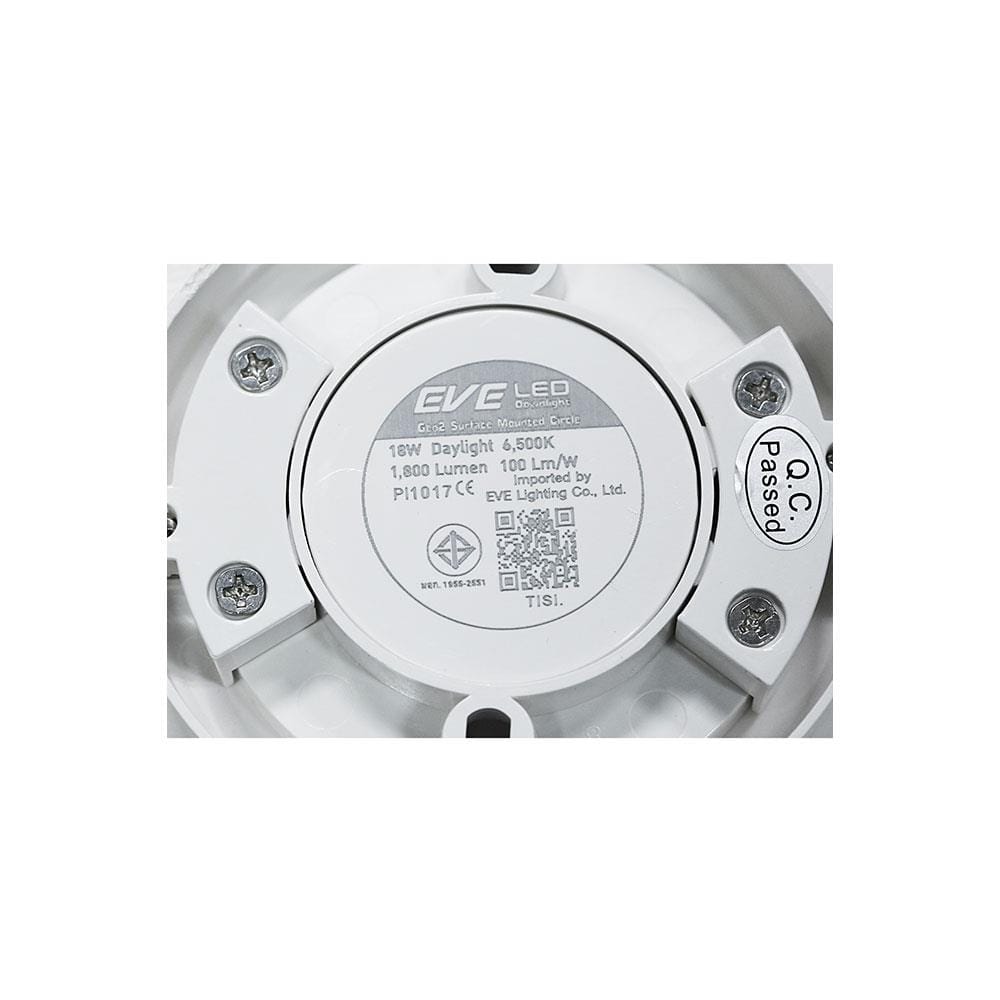 ดาวน์ไลท์ LED EVE LED571778 6 นิ้ว 18 วัตต์ DAYLIGHT สีขาว