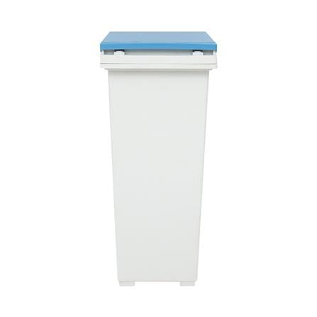 ถังขยะเหลี่ยมฝากด ACCO VERVE ขนาด 15L สีขาว/ฟ้า_1