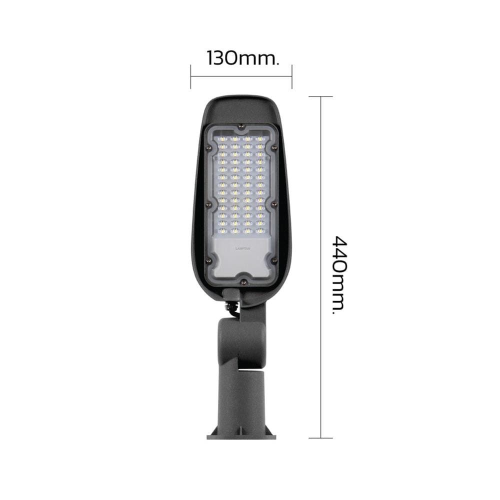 ไฟถนน LED LAMPTAN STREET TANK 30 วัตต์ DAYLIGHT สีเทา