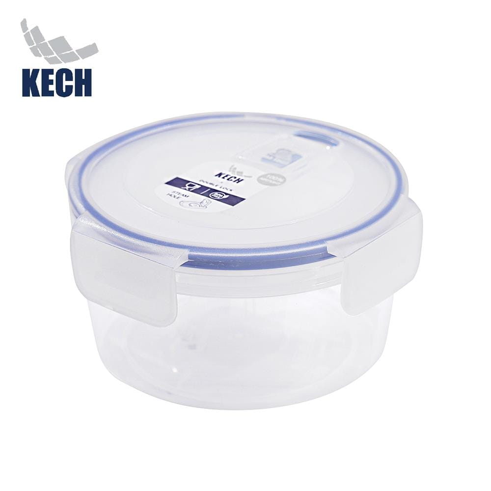 กล่องอาหารกลม 0.7 ลิตร KECHxDOUBLE LOCK No.9132_0