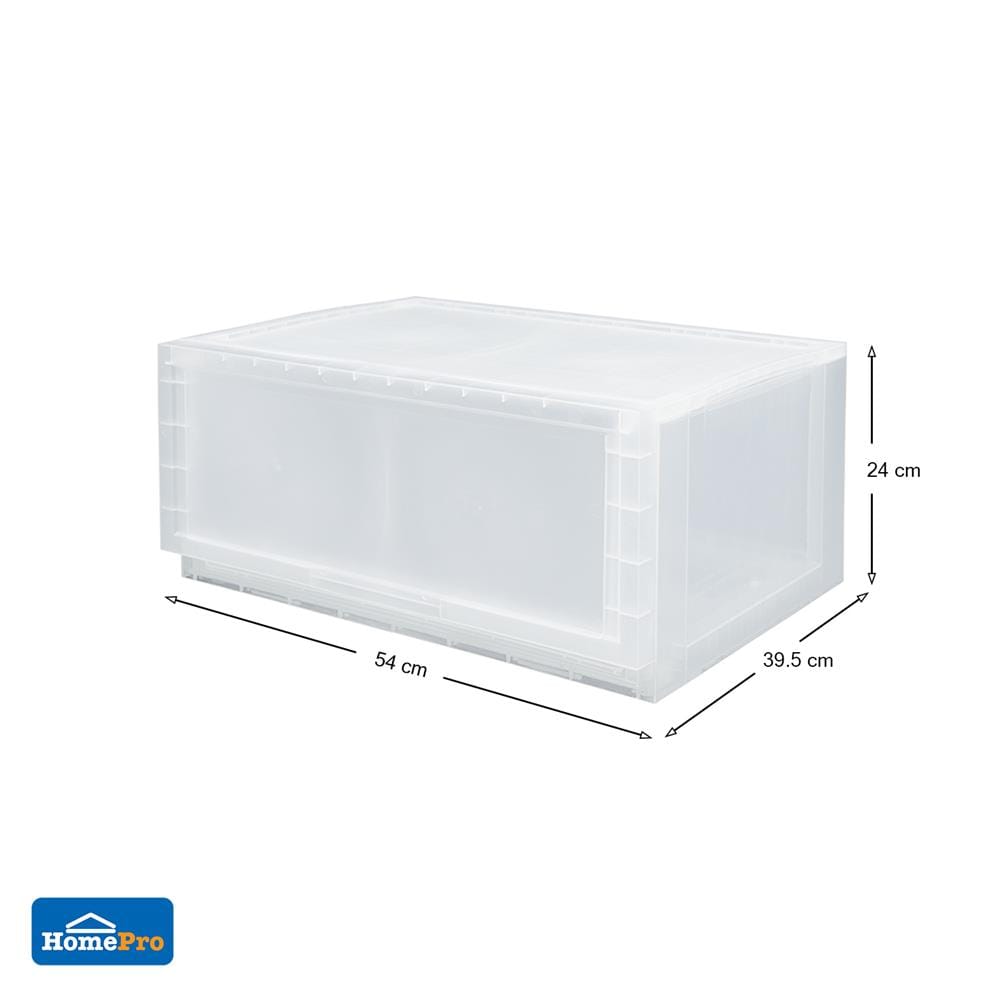 กล่องลิ้นชัก 1 ลิ้นชัก STACKO PURE M 54x39.5x24 ซม. สีใส