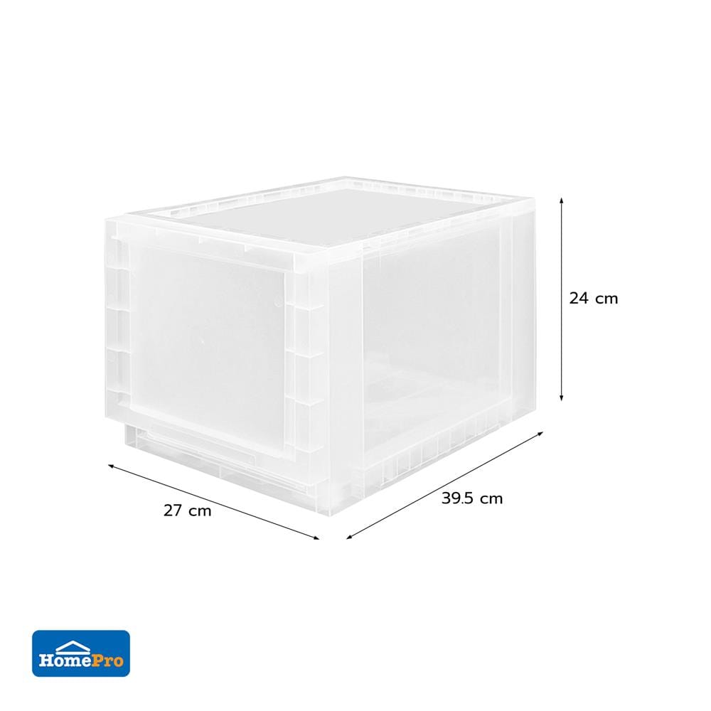 กล่องลิ้นชัก 1 ลิ้นชัก STACKO PURE S 27x39.5x24 ซม. สีใส