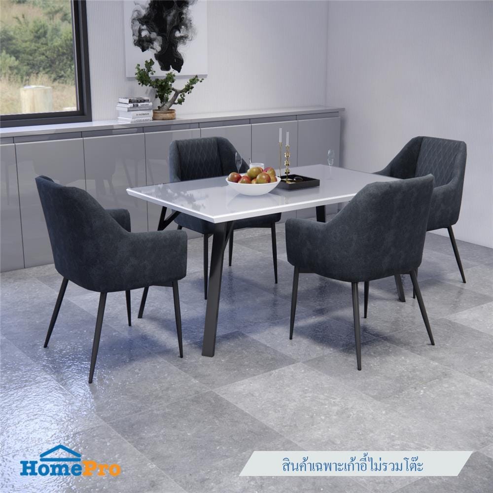 เก้าอี้ห้องอาหาร FURDINI DUTCH สีเทา