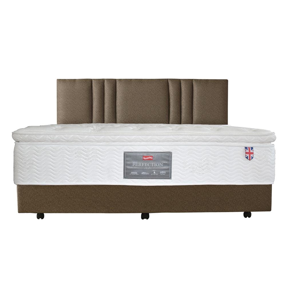 ที่นอนพ็อกเก็ตสปริง 6 ฟุต SLUMBERLAND รุ่น PERFECTION PLUSH พร้อมชุดเครื่องนอน 11 ชิ้น