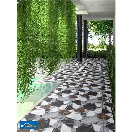 กระเบื้องพื้น 18x18 นิ้ว COTTO คลาสโทร มิกซ์ น้ำตาล PM_4