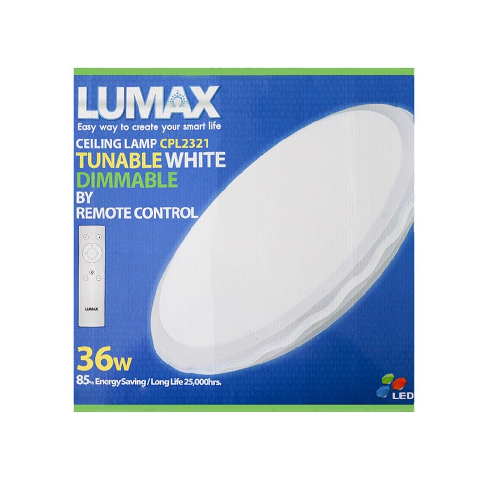 ไฟเพดาน LED L&E 03-A0531 16 นิ้ว 36 วัตต์ DAYLIGHT/COOL WHITE/WARM WHITE สีขาว