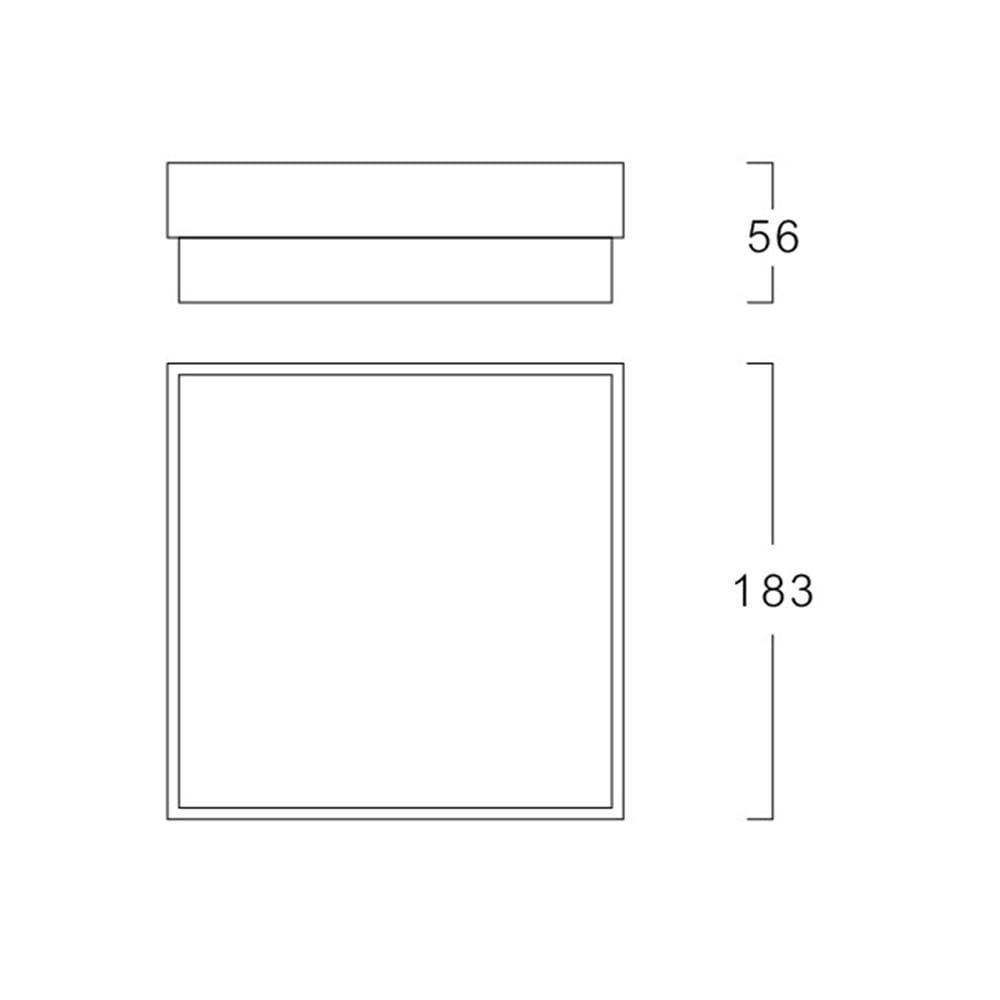 ดาวน์ไลท์ LED L&E 03-A0316 SQUARE CURVE 7 นิ้ว 18 วัตต์ DAYLIGHT/COOL WHITE/WARM WHITE สีขาว