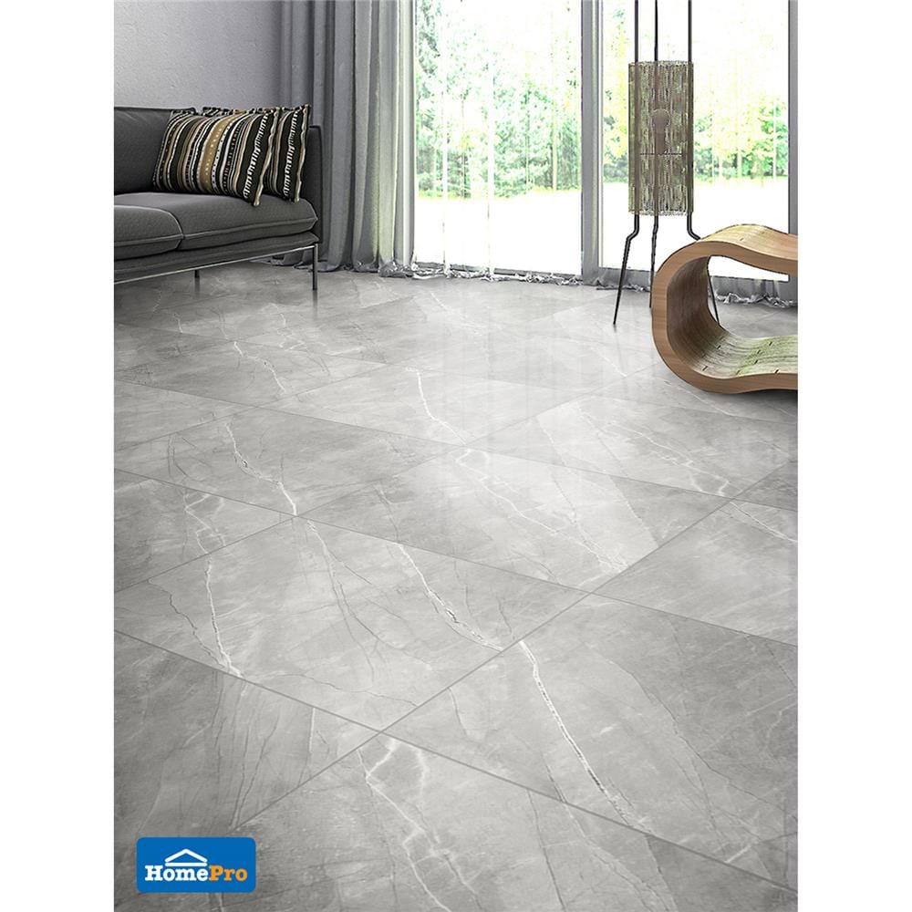 กระเบื้องพื้น 60x90 ซม. มาร์คอส เทา 1.08M2