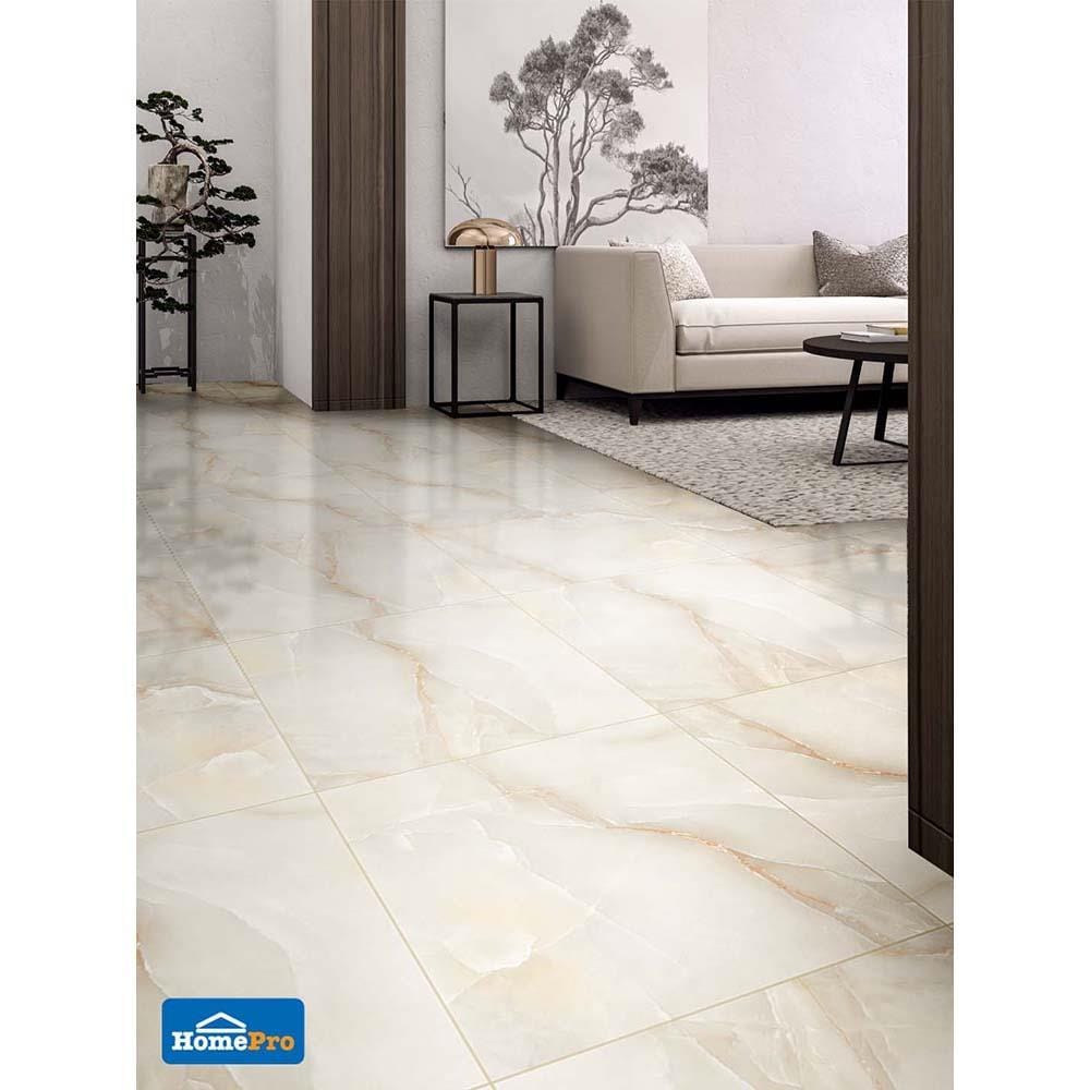 กระเบื้องพื้นพอร์ซเลน 60x60 ซม. จีน่า เบจ 1.44M2