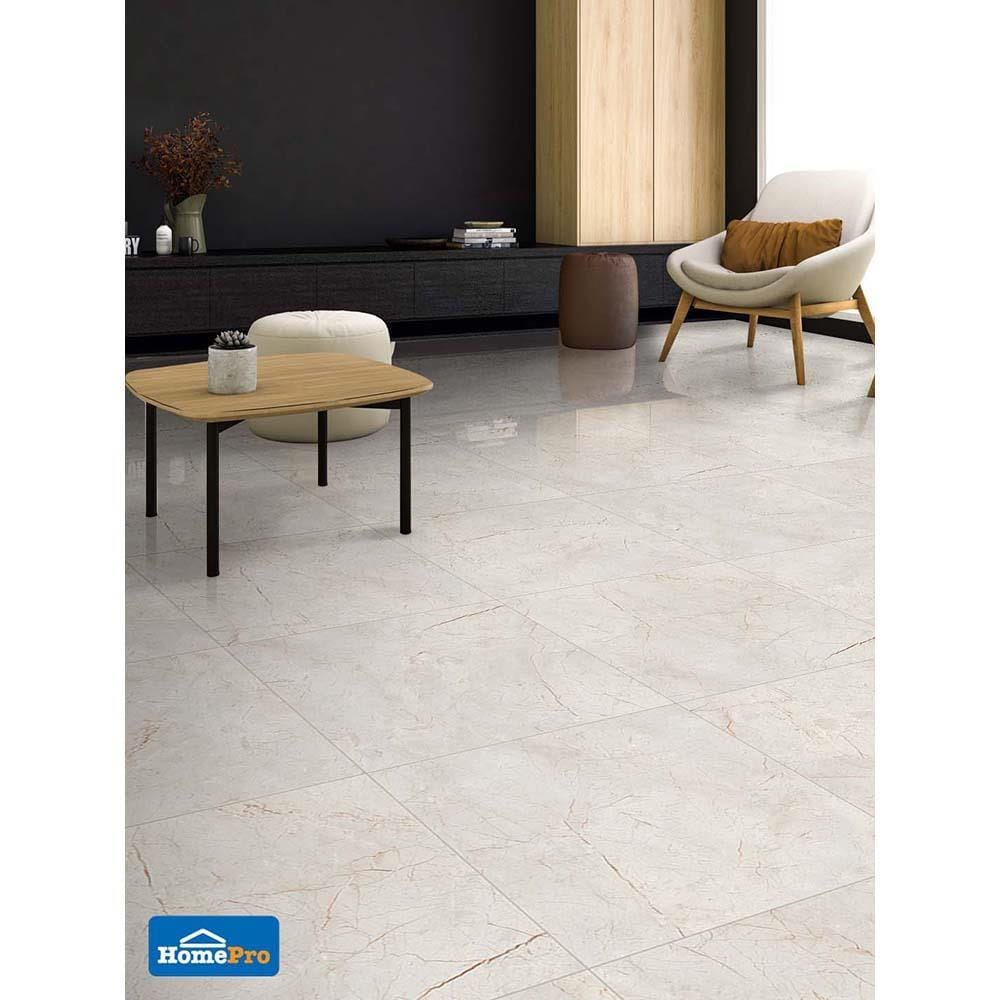 กระเบื้องพื้น 60x60 ซม. ทาลิน เกรย์ 1.44M2