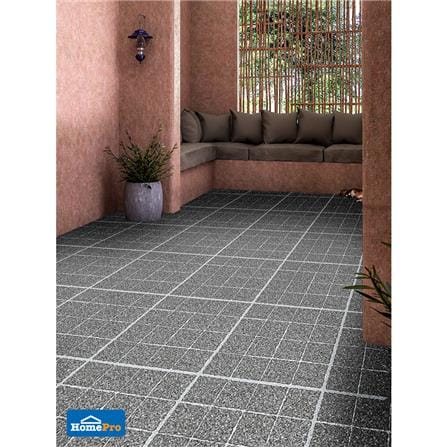 กระเบื้องพื้น 16x16 นิ้ว TARA โมวาโด เทาเข้ม EXC 0.96 ตร.ม._4