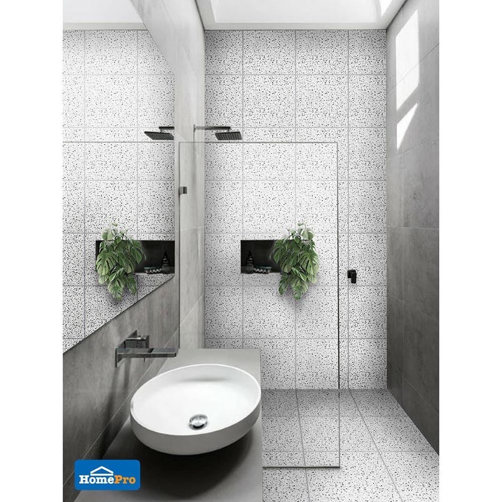 กระเบื้องพื้น 16x16 นิ้ว DURAGRES บาโกรอส ไลท์เกรย์ EXC 1M2