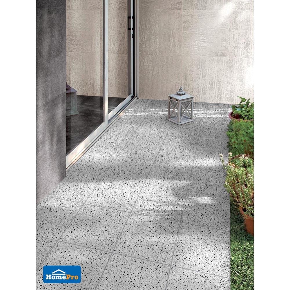 กระเบื้องพื้น 16x16 นิ้ว DURAGRES บาโกรอส ไลท์เกรย์ EXC 1M2