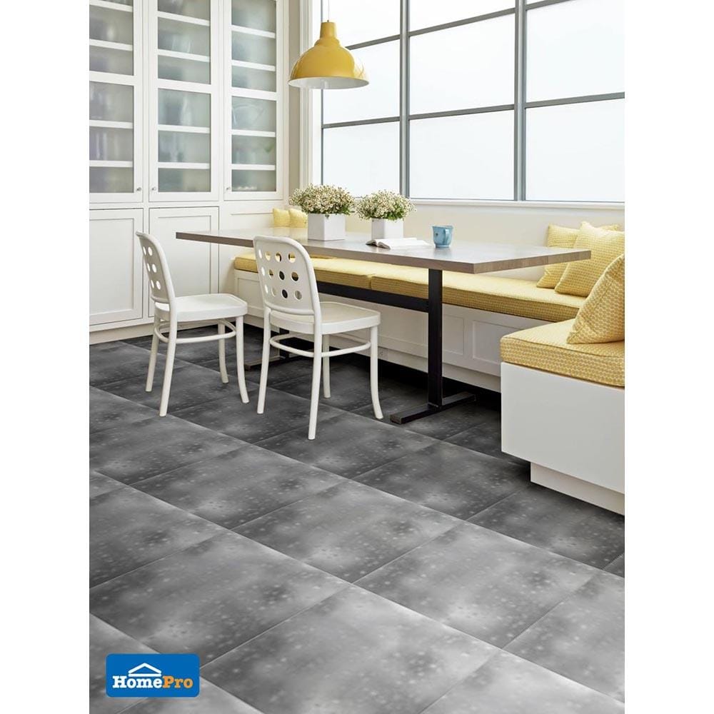 กระเบื้องพื้น 60x60 ซม. DURAGRES เรนนี่ แบล็ค A 1.44M2
