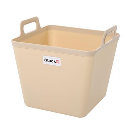 กล่องหูหิ้ว STACKO รุ่นมินนี่ เอียร่า 30x30x30.5 ซม. สีเบจ_0
