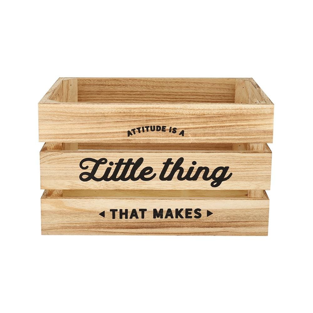 กล่องลังไม้ STACKO LITTLE THING 30x20x18 ซม. สี NATURAL