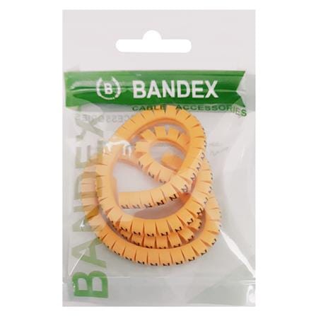 เคเบิ้ลมารคเกอร์ BANDEX BM1-N-100-MT เบอร์ N สีเหลือง_1