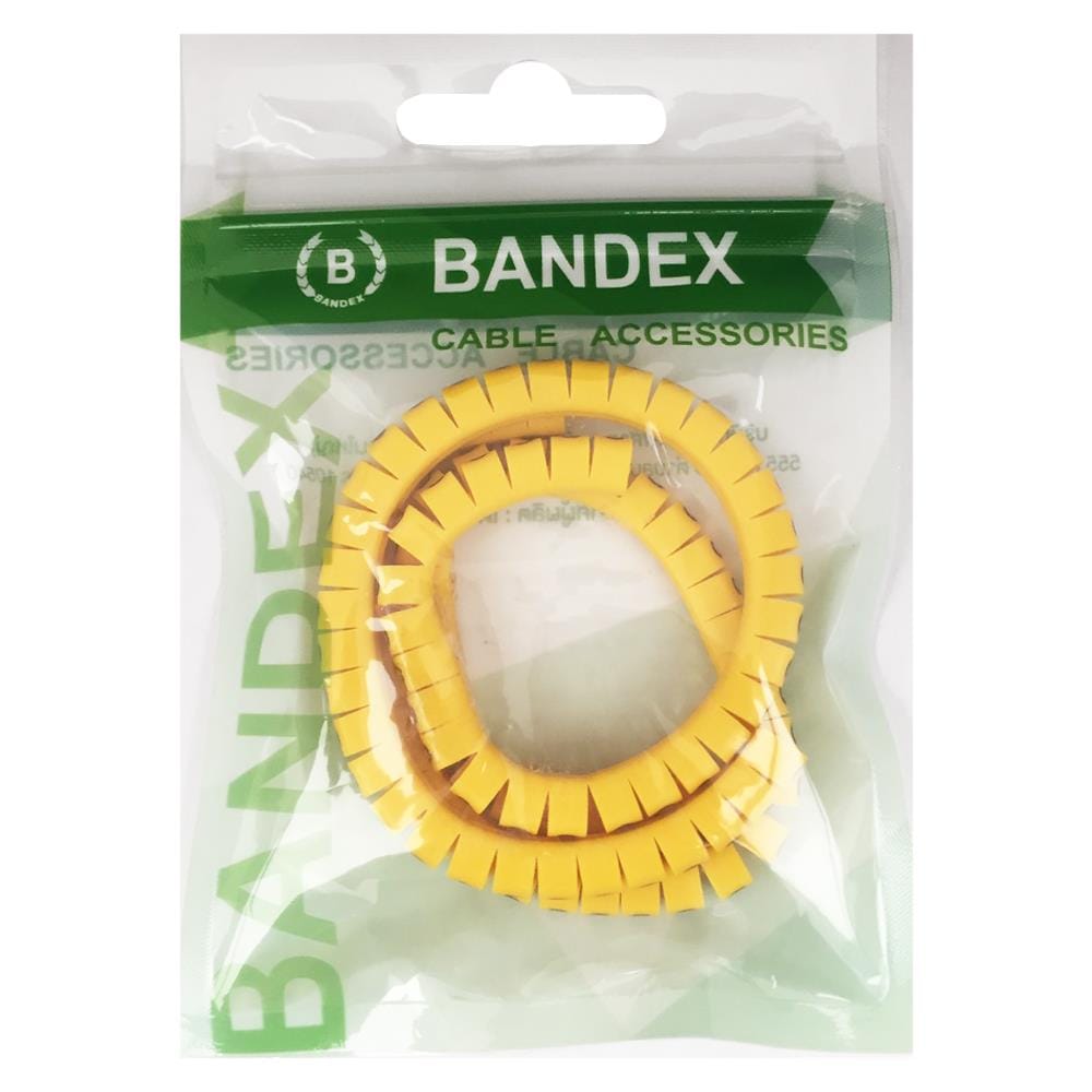 เคเบิ้ลมารคเกอร์ BANDEX BM1-8-100-MT เบอร์ 8 สีเหลือง