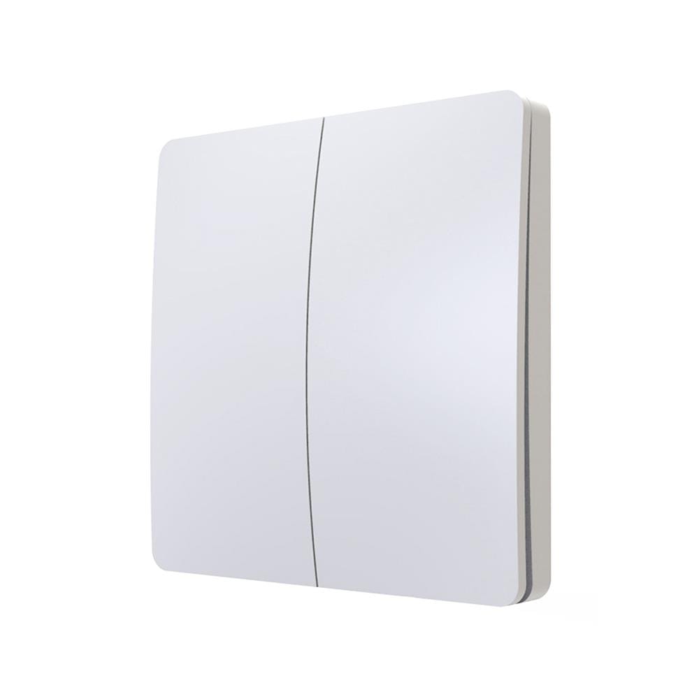 สวิตช์ไร้สาย 2 ช่อง IOT HACO HWS-2P/W IP67 สีขาว_1