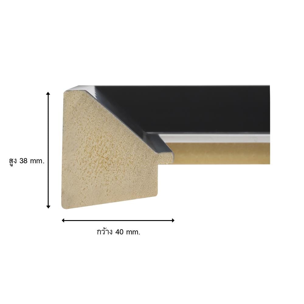 กระจกเงาตกแต่งสั่งตัดพิเศษ MOYA TF-04021-BM