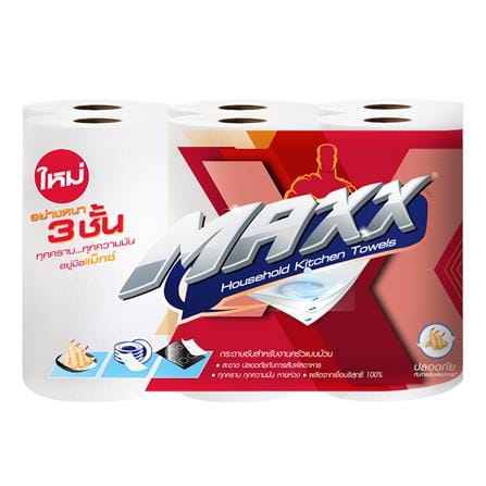 กระดาษอเนกประสงค์ MAXX แบบม้วน แพ็ค 6_0