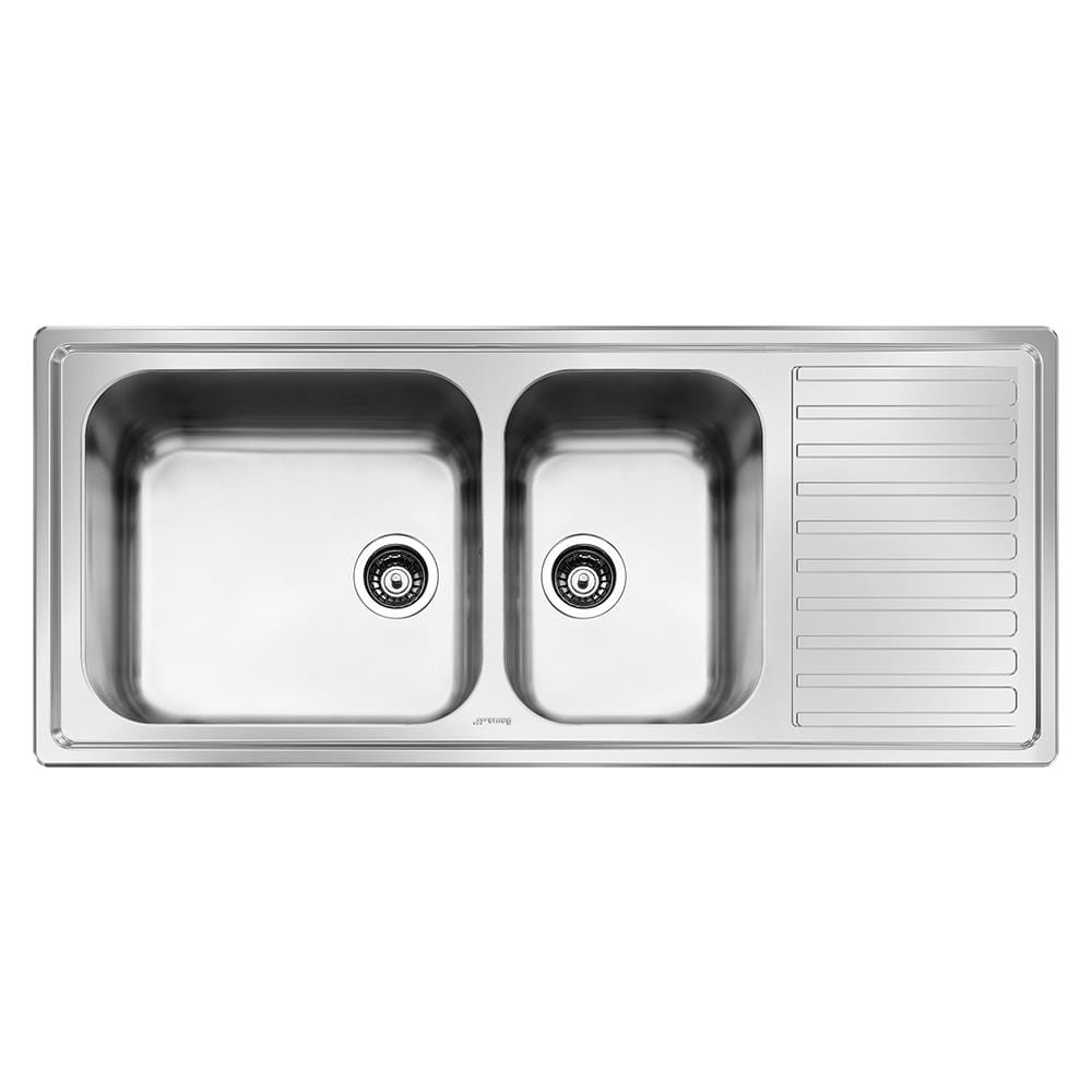 ซิงค์ฝัง 2หลุม 1ที่พัก SMEG LG116D-2 สเตนเลส