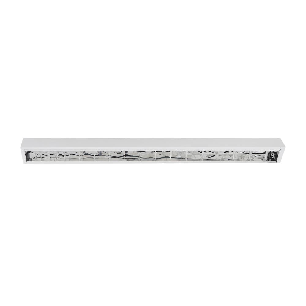 โคมตะแกรงติดลอย RACER LINEAR LOUVER 1x18 วัตต์ สีขาว