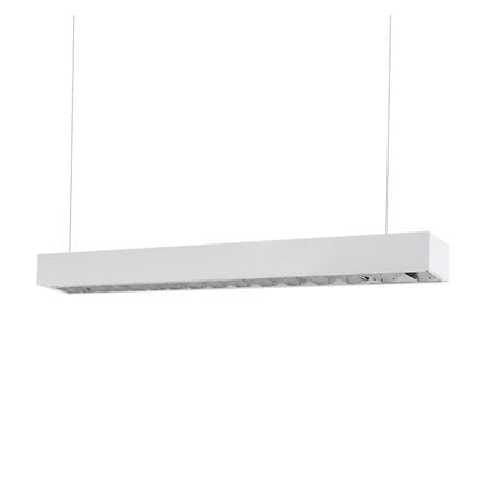 โคมตะแกรงติดลอย RACER LINEAR LOUVER 1x18 วัตต์ สีขาว_1
