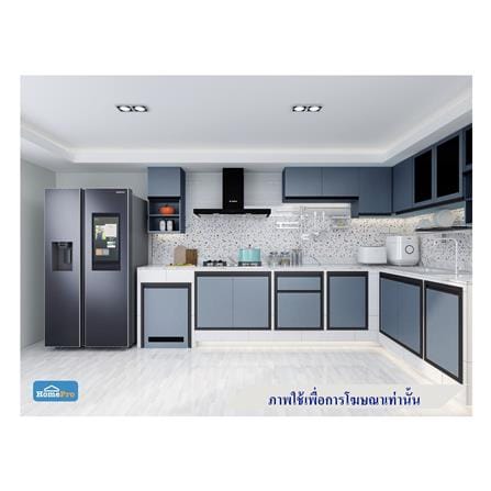 บานซิงค์คู่ JUPITER STARRY 83x63 ซม. สี GRAY METALLIC_1