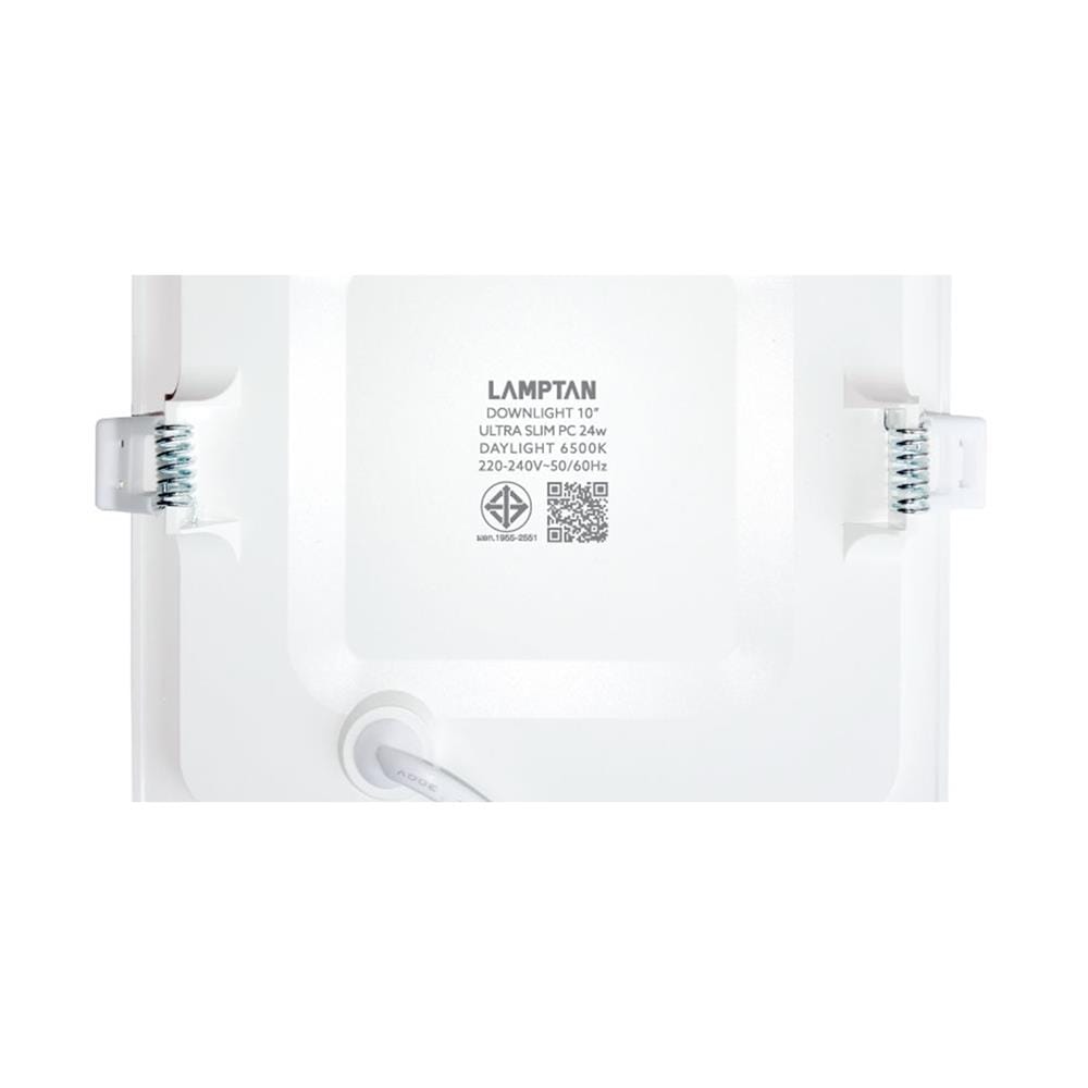 ดาวน์ไลท์ LED LAMPTAN ULTRA SLIM PC 10 นิ้ว 24 วัตต์ DAYLIGHT สีขาว