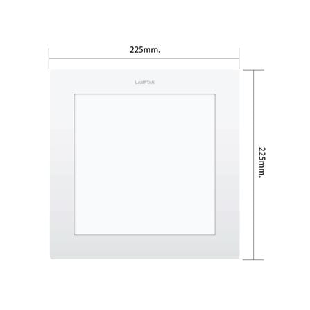 ดาวน์ไลท์ LED LAMPTAN ULTRA SLIM PC 8 นิ้ว 18 วัตต์ DAYLIGHT สีขาว_6