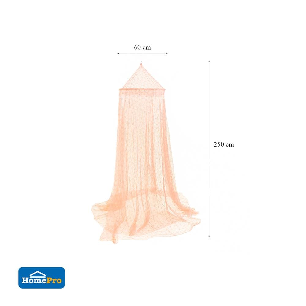 มุ้งกระโจมกันยุง ME LIVING SWING 60x250 ซม. สีส้ม